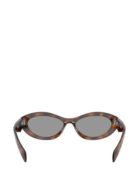 Prada Eyewear oval-frame sunglasses - Brown