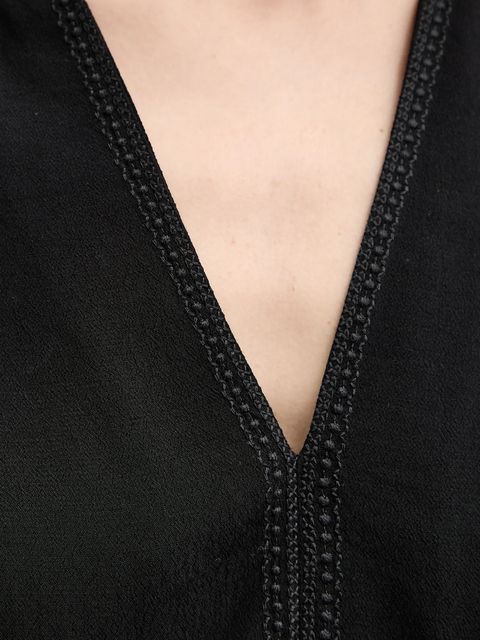 Twinset sukienka kolor czarny mini rozkloszowana 252TP2150