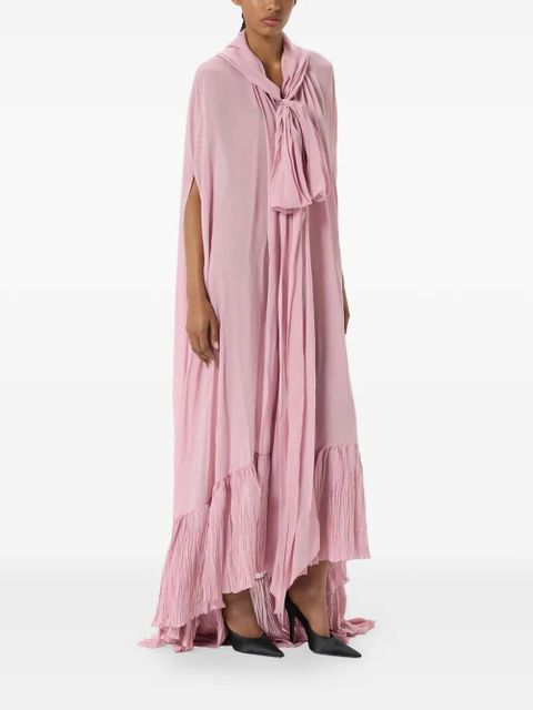 Blumarine hooded cape dress - Pink