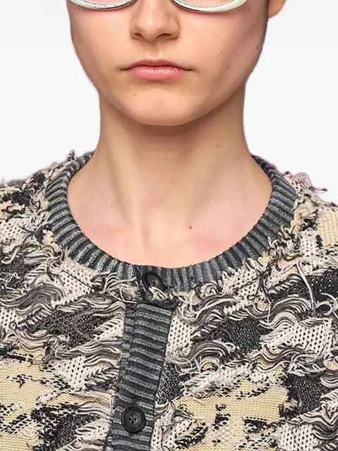 Diesel Volt-D curved-line metal headband - Silver