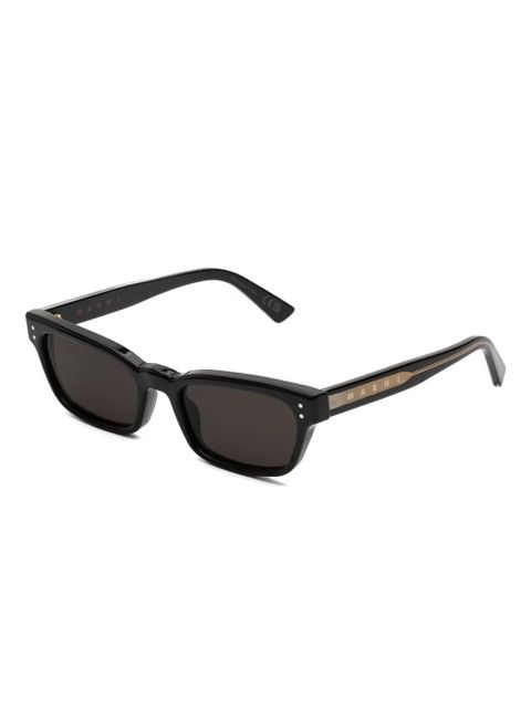 Marni Eyewear Floosa rectangle-frame sunglasses - Black