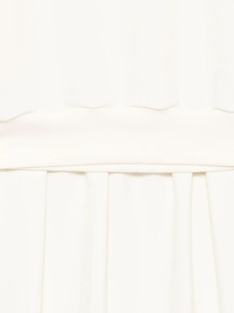 Magda Butrym belted knitted dress - White