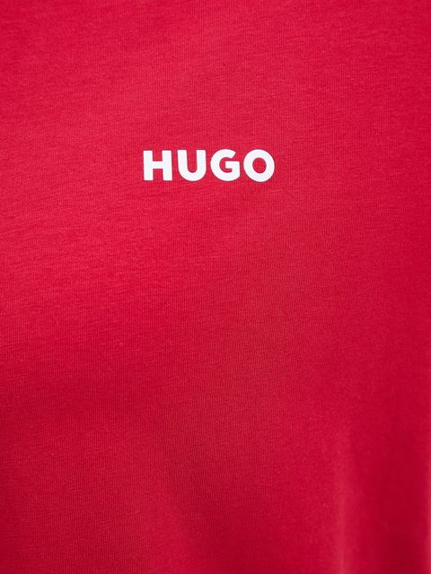 HUGO longsleeve lounge kolor czerwony 50555632