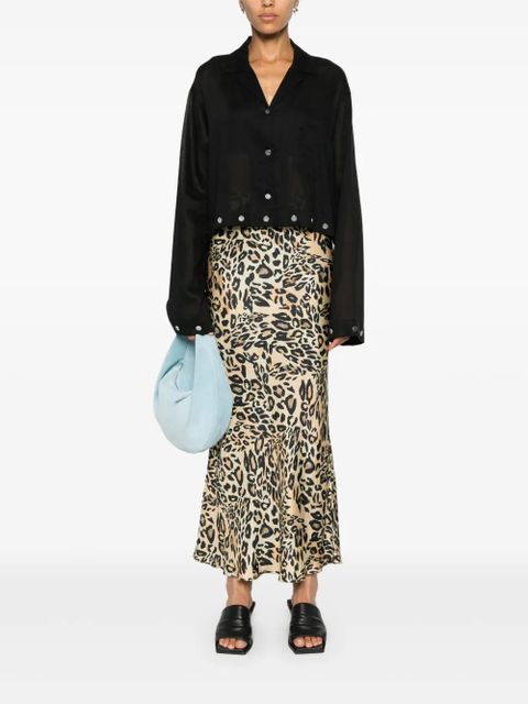 Nanushka Sabeen maxi skirt - Neutrals - zdjęcie produktu nr 2