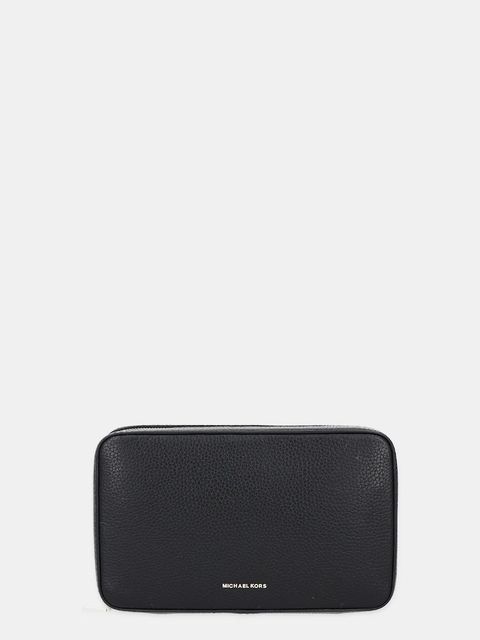 MICHAEL Michael Kors kosmetyczka skórzana kolor czarny 32T5GTMV3L - zdjęcie produktu nr 1