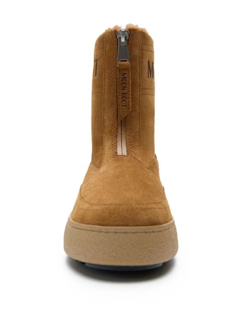 Moon Boot zip-front suede boots - Brown - zdjęcie produktu nr 2