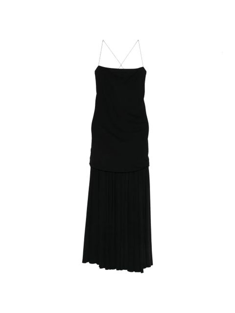 Jacquemus pleated midi dress - Black - zdjęcie produktu nr 1
