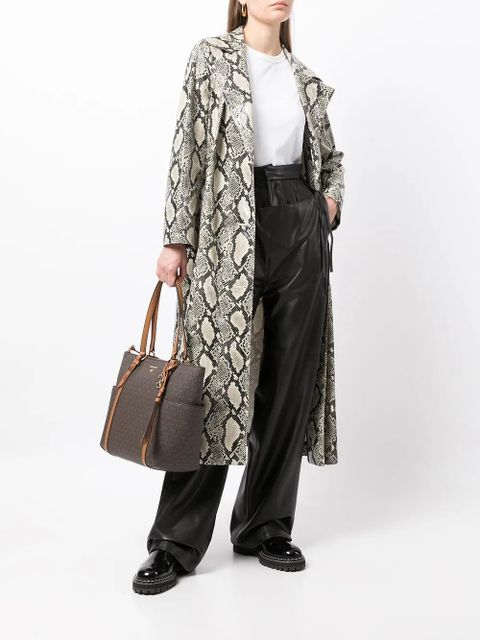 Michael Kors monogram-print leather tote bag - Brown - zdjęcie produktu nr 2