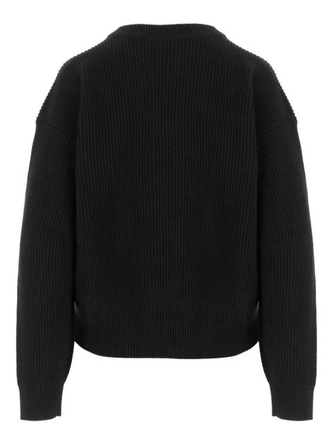 Versace ribbed embellished sweater - Black - zdjęcie produktu nr 2