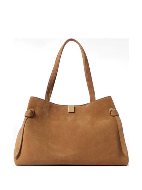 Yuzefi Gyoza knotted suede tote bag - Brown - zdjęcie produktu nr 1