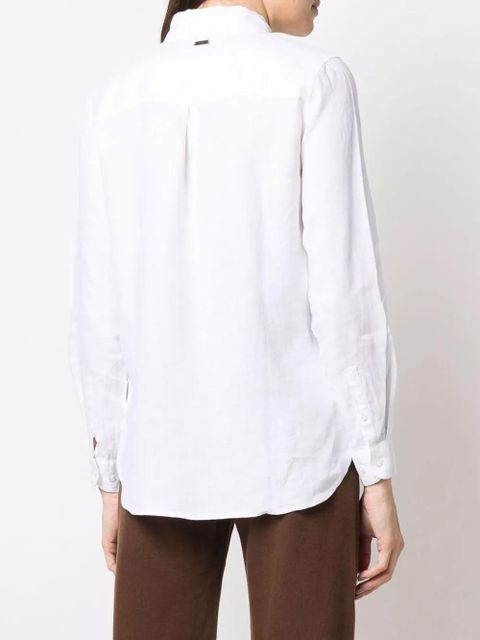 Barbour Marine linen shirt - White