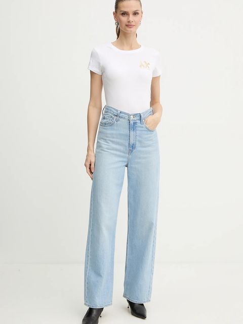 Armani Exchange t-shirt damski kolor biały XW001347 AF17173