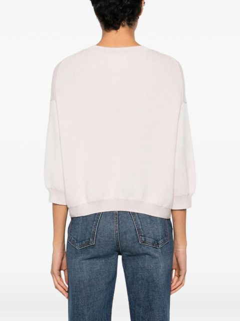 KHAITE Sabina long-sleeve sweater - Pink
