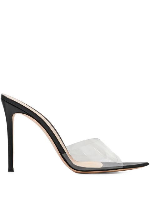 Gianvito Rossi transparent pointed sandals - White - zdjęcie produktu nr 1