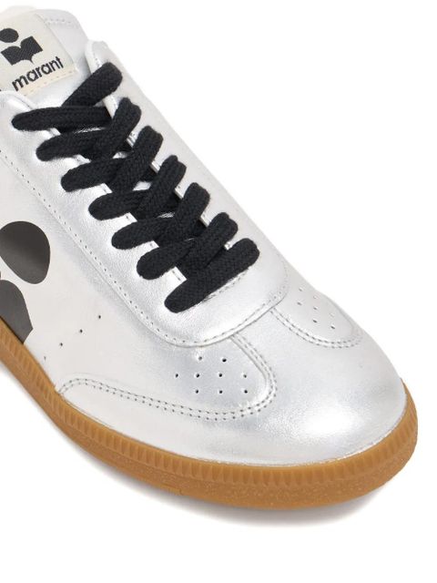 ISABEL MARANT Kaycee lace-up sneakers - Silver