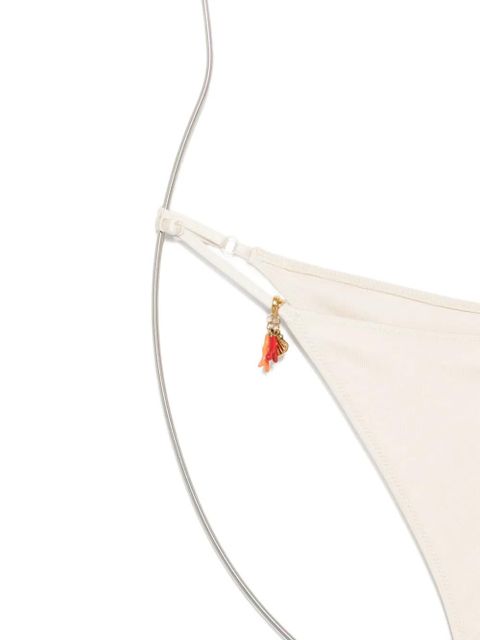 MC2 Saint Barth Lezzy charm-embellished bikini - Neutrals