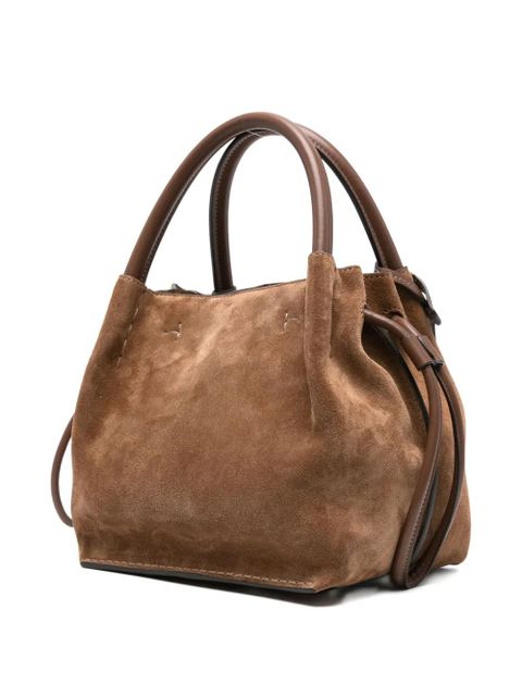 Tod's suede leather tote bag - Brown