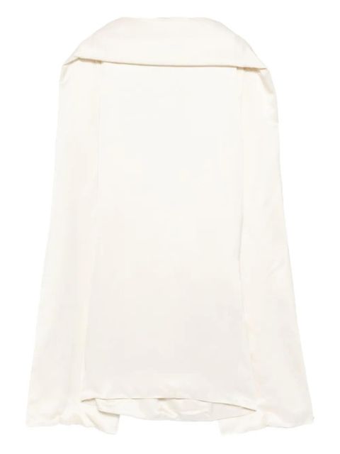 TOTEME raw-edge silk dress - Neutrals - zdjęcie produktu nr 1