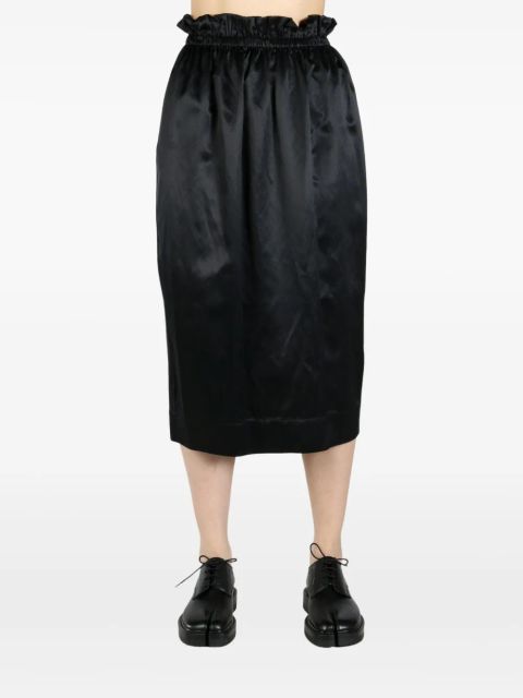 Simone Rocha gathered skirt - Black - zdjęcie produktu nr 2