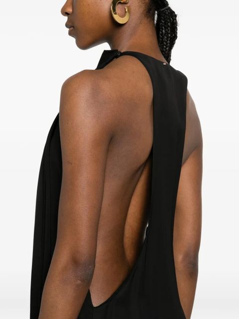 Sportmax Spsdolmen halterneck maxi dress - Black