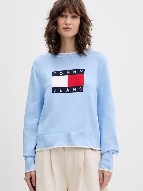 Tommy Jeans sweter damski bawełniany - zdjęcie produktu nr 1