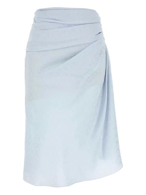 Givenchy silk midi skirt - Blue - zdjęcie produktu nr 1