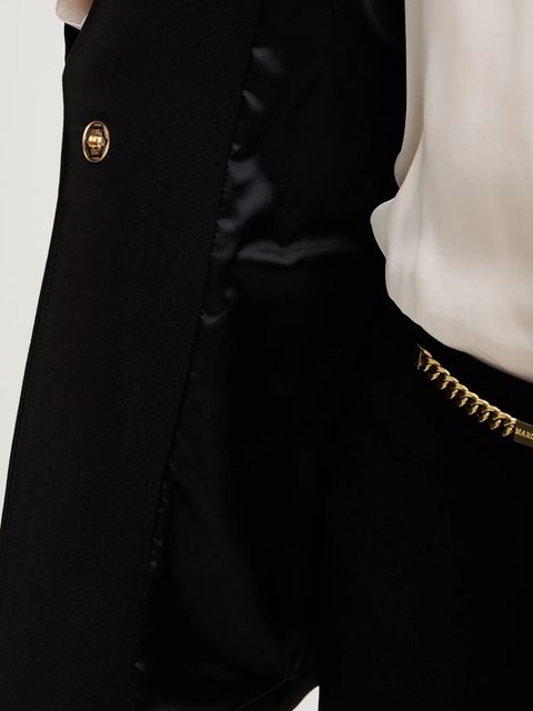 Marciano by Guess marynarka DALIA kolor czarny jednorzędowa gładka 5BGN00 7046A