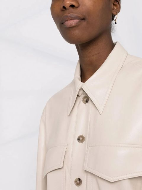 Nanushka long-sleeved belted boilersuit - Neutrals