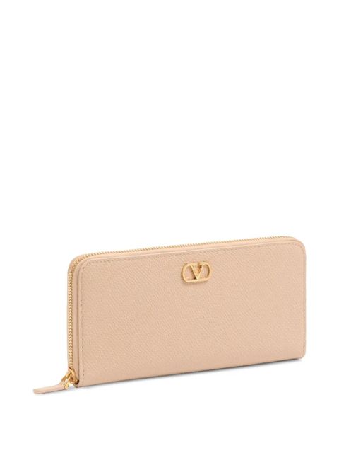 Valentino Garavani VLogo Signature zip wallet - Neutrals