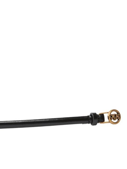 PINKO logo-plaque leather belt - Black - zdjęcie produktu nr 2