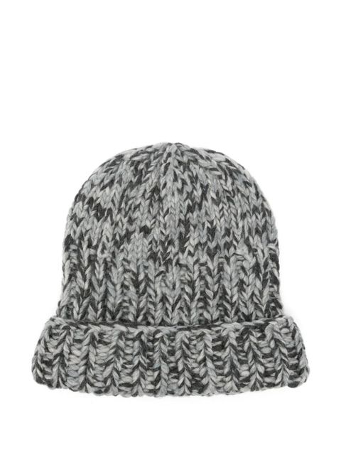 GANNI knitted hat - Grey - zdjęcie produktu nr 1