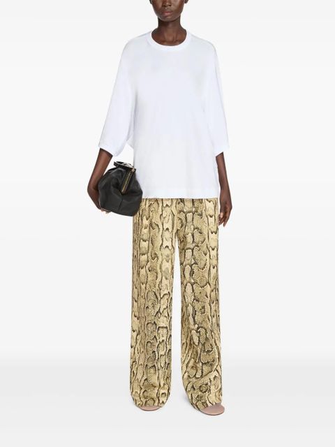 DRIES VAN NOTEN balloon-sleeve T-shirt - White - zdjęcie produktu nr 2