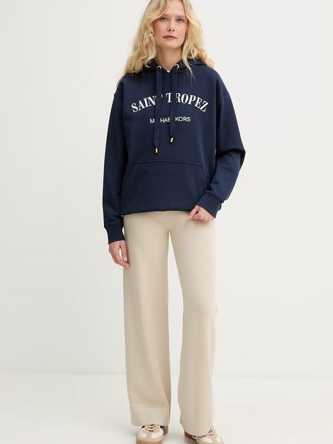 MM by Max Mara spodnie damskie z wiskozą RUM - zdjęcie produktu nr 1