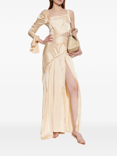Blumarine satin dress - Neutrals - zdjęcie produktu nr 2