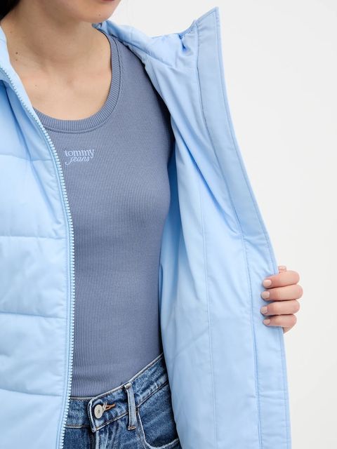 Tommy Jeans kurtka kolor niebieski przejściowa DW0DW20959