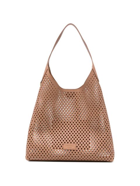 TWINSET perforated shoulder bag - Brown - zdjęcie produktu nr 1