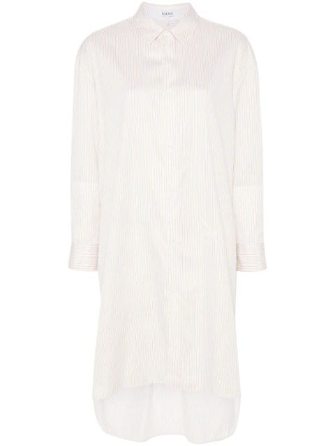 LOEWE Anagram-embroidered shirt dress - Yellow - zdjęcie produktu nr 1