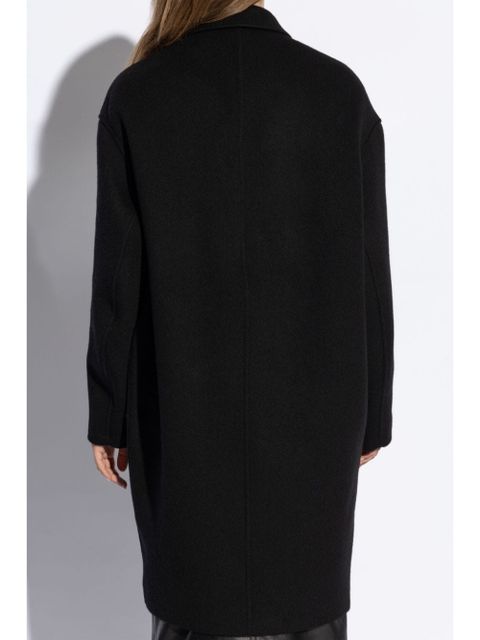 ISABEL MARANT Efegozi double-breasted coat - Black