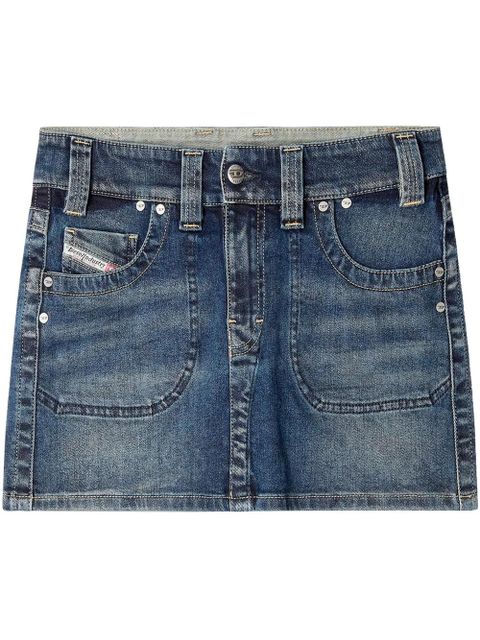 Diesel De-Rago-Re mini skirt - Blue - zdjęcie produktu nr 1