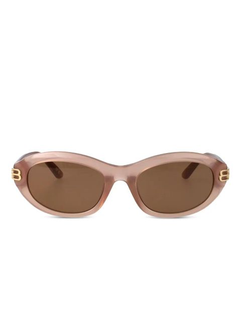 Balenciaga Eyewear oval-frame sunglasses - Neutrals - zdjęcie produktu nr 1