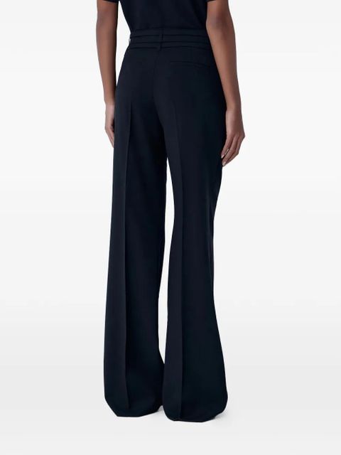 Sportmax high-rise wide-leg trousers - Black