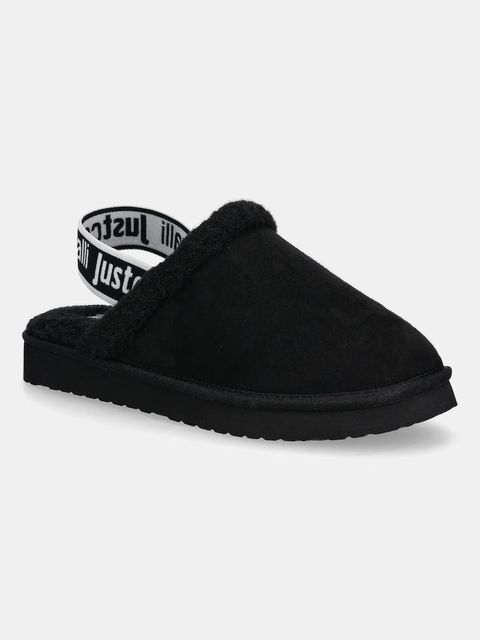 Just Cavalli kapcie kolor czarny 79RA3S36ZSD46899 - zdjęcie produktu nr 1