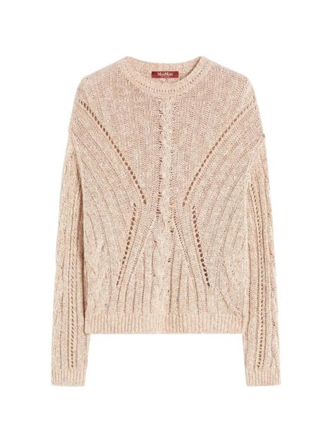 Max Mara knitted top natural - Neutrals - zdjęcie produktu nr 1