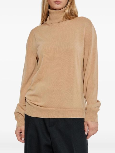 Jil Sander turtleneck wool jumper - Neutrals