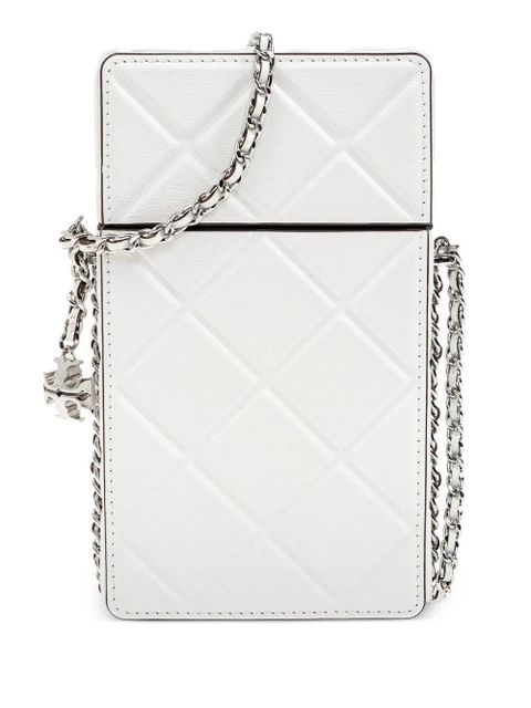 Tory Burch logo-plaque phone bag - White - zdjęcie produktu nr 1
