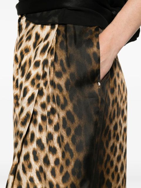 Sportmax leopard trousers - Neutrals