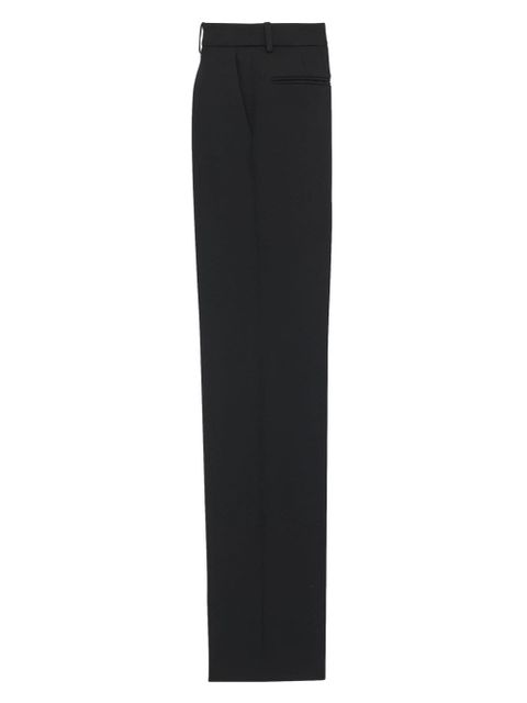 Saint Laurent straight-leg tailored trousers - Black