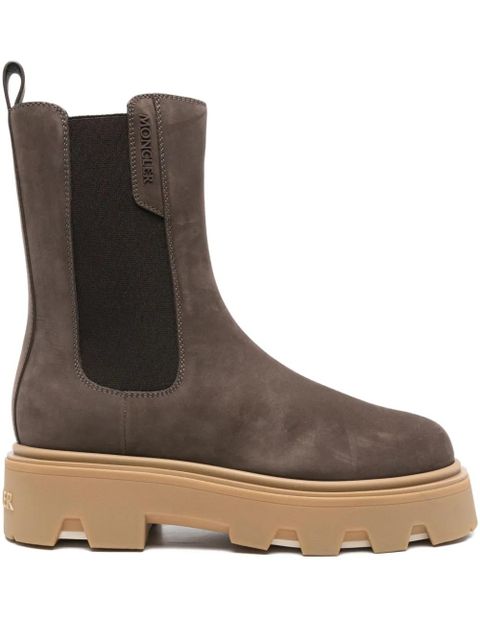 Moncler elastic-panels chelsea boots - Brown - zdjęcie produktu nr 1
