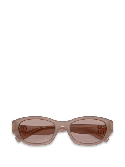 Miu Miu Eyewear geometric-frame sunglasses - Neutrals