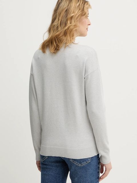 Dkny sweter damski kolor szary lekki DJ4R0407